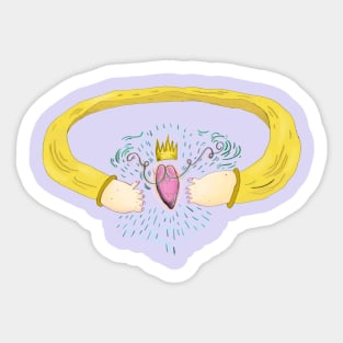 Cladagh Ring Sticker